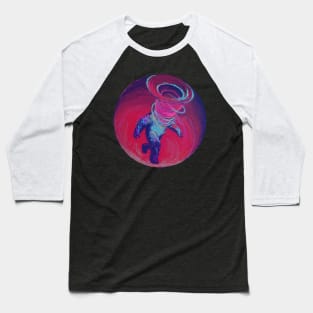 Illustration Red Planet Baseball T-Shirt